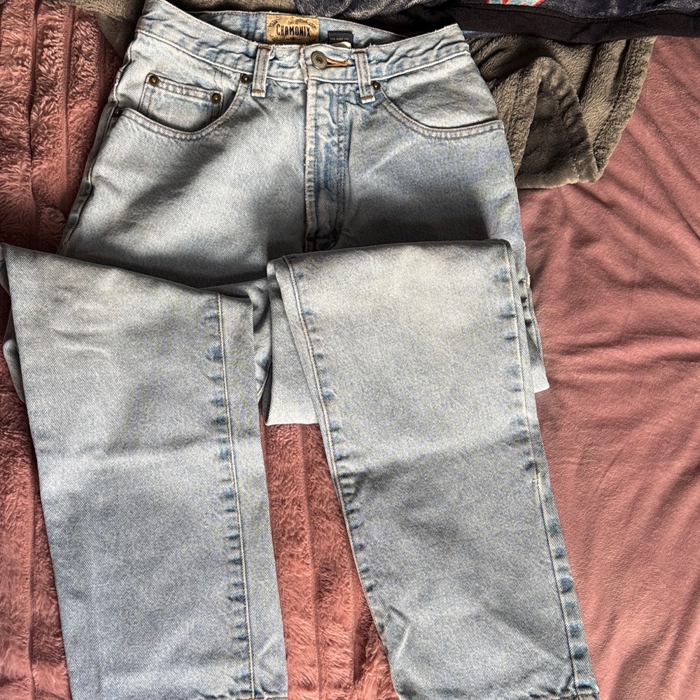 Vintage Classic Light Blue Straight Leg Jeans